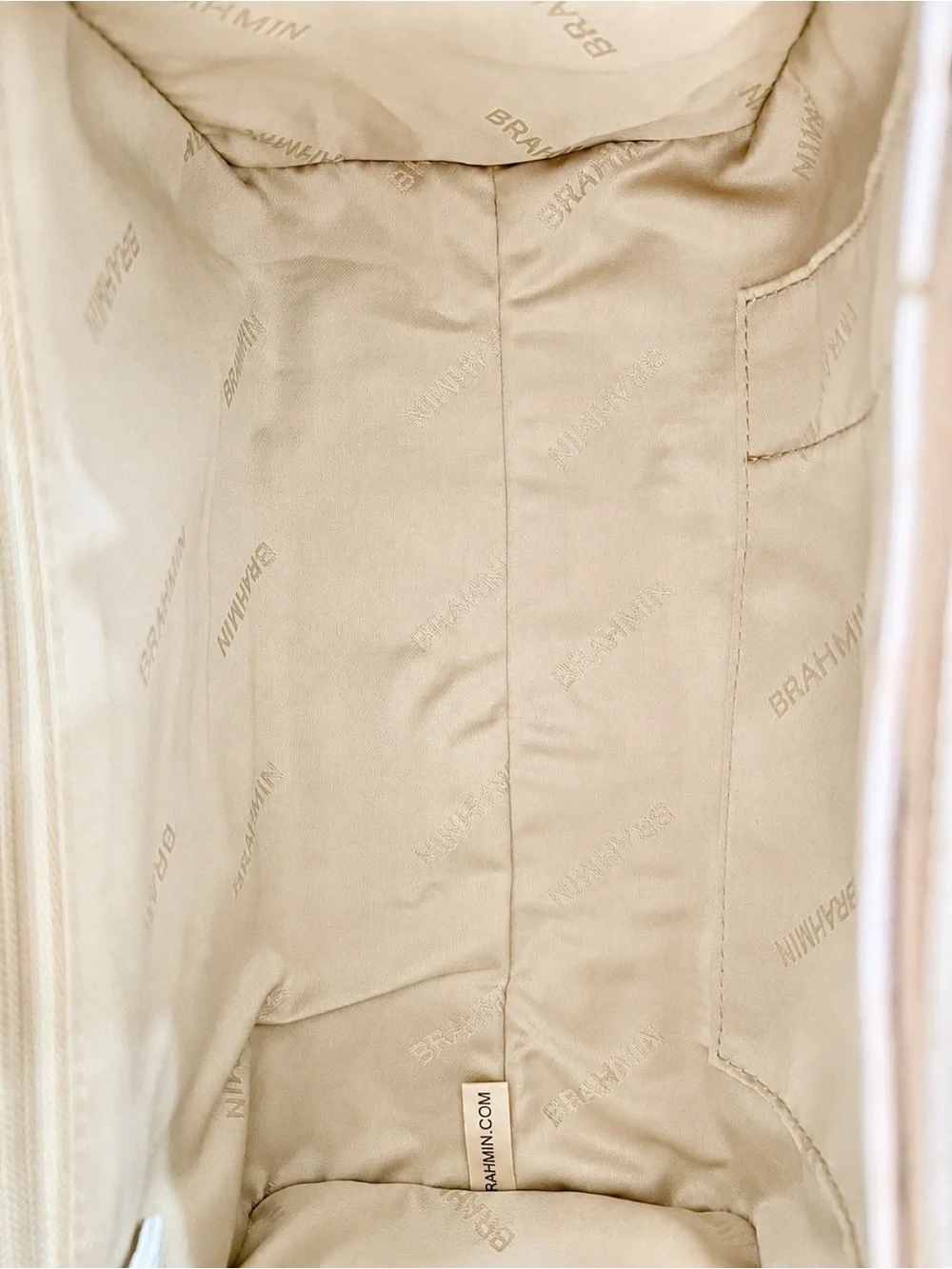 NWT Brahmin Adrian in Sea Salt White Satchel